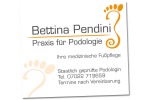 Fußpflege Pendini - Logo + Firmenschild